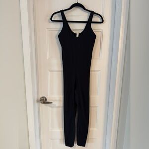 lululemon athletica Black V‑Neck Sleeveless Workout jumpsuit